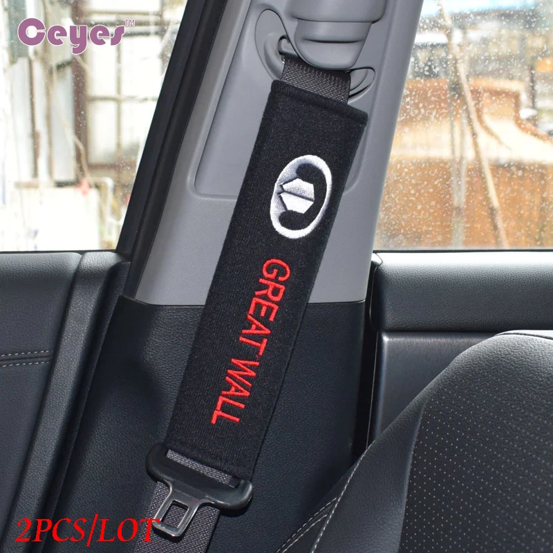 Car Styling Seat Belt Cove Case For Great Wall Haval Hover H3 H5 Honda Crosstour Pure Cotton Accessories Car-Styling 2pcs/lot