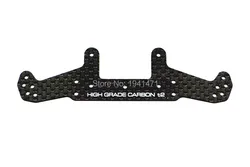 RFDTYGR 2mm Carbon Fiber SXX EVO Wide Rear Plate  Self-made Parts For Tamiya MINI 4WD SXX EVO Wide Rear Plate  C049 2Pcs/lot