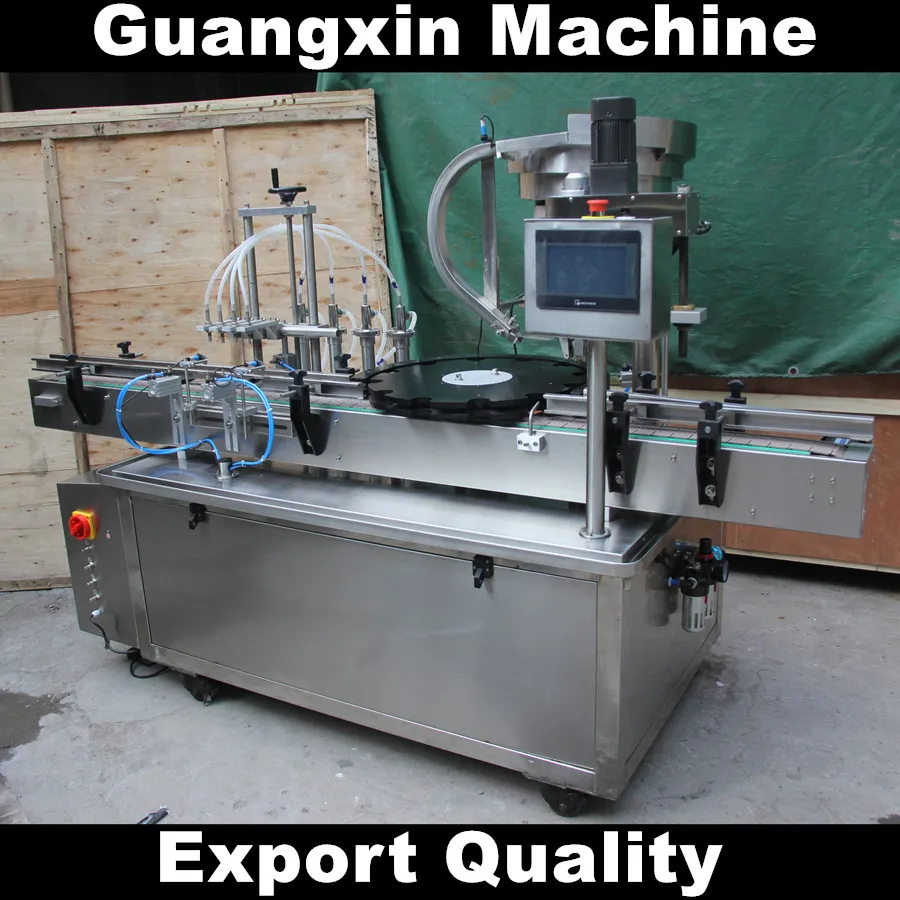 YTSP300 Automatico E macchina di rifornimento Liquida e tappatura, Spray cosmetici Liquido di Riempimento e Tappatura Macchina di riempimento e cap