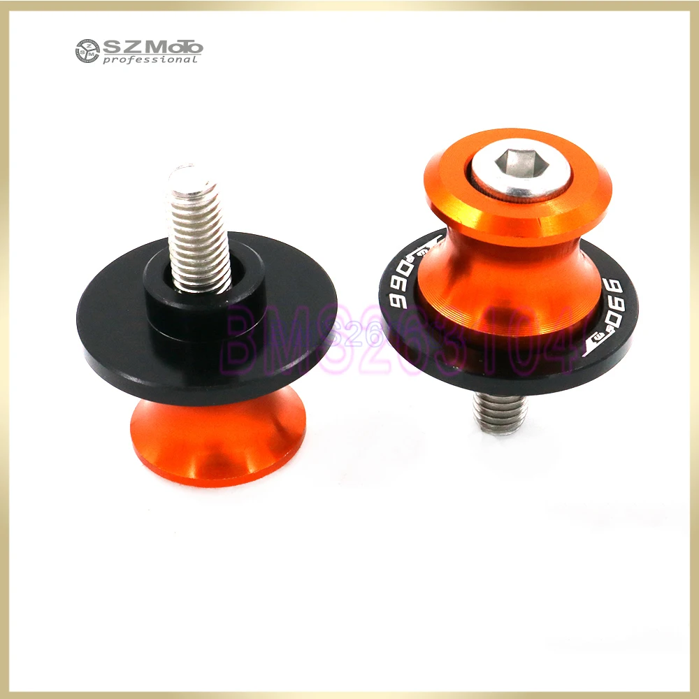 For KTM 990 SMT 990SMT 2009-2013 2012 2011 2010 Motorcycle Accessories Swingarm Spools slider M10 stand screws