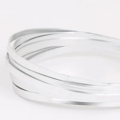 5mm Flat Aluminum Wire for DIY Necklace and Bracelets