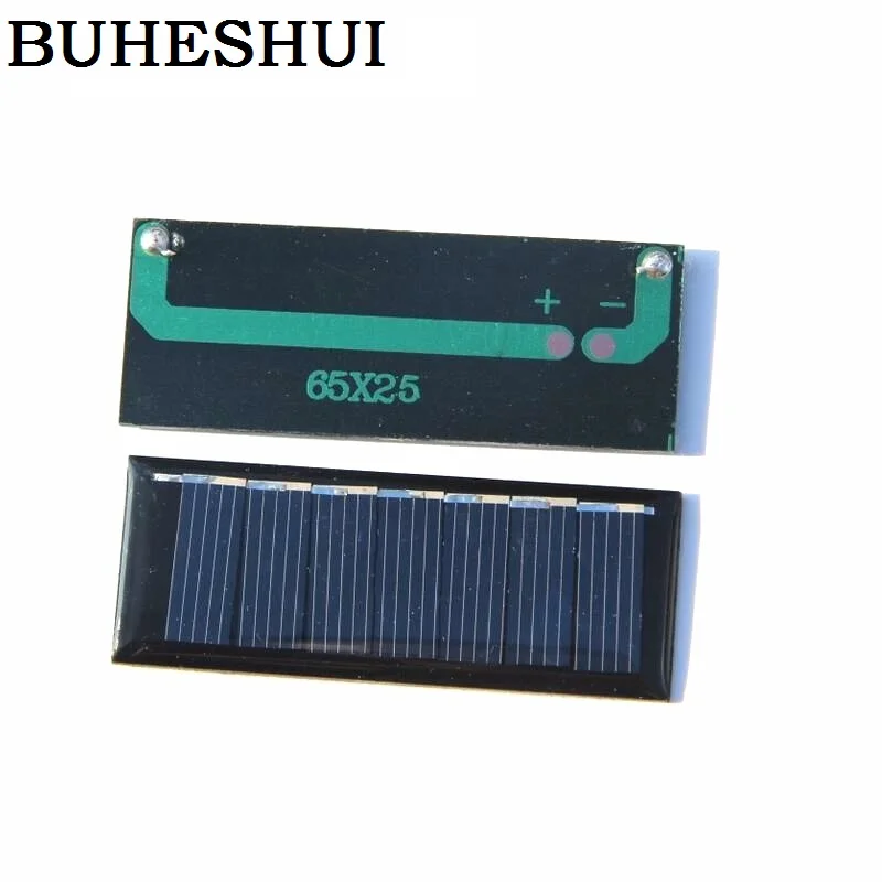 Customized 0.2W Mini Solar Panels 3.5V Polycrystalline Solar Cells DIY Small Solar Power System 65*25MM 1000PCS