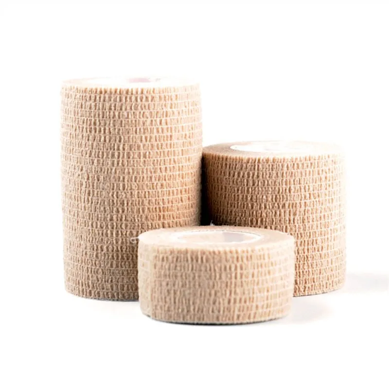 Disposable Non Woven Cohesive Self Adhesive Elastic bandage dressing fixed 5x450cm/7.5x450cm/10x450cm/15x450cm