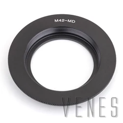 VENES M42-MD,Adapter ring for M42 Lens to Suit for Minolta MD Camera, For M42 lens to MD lens adapter, for Minolta (D)SLR Camera