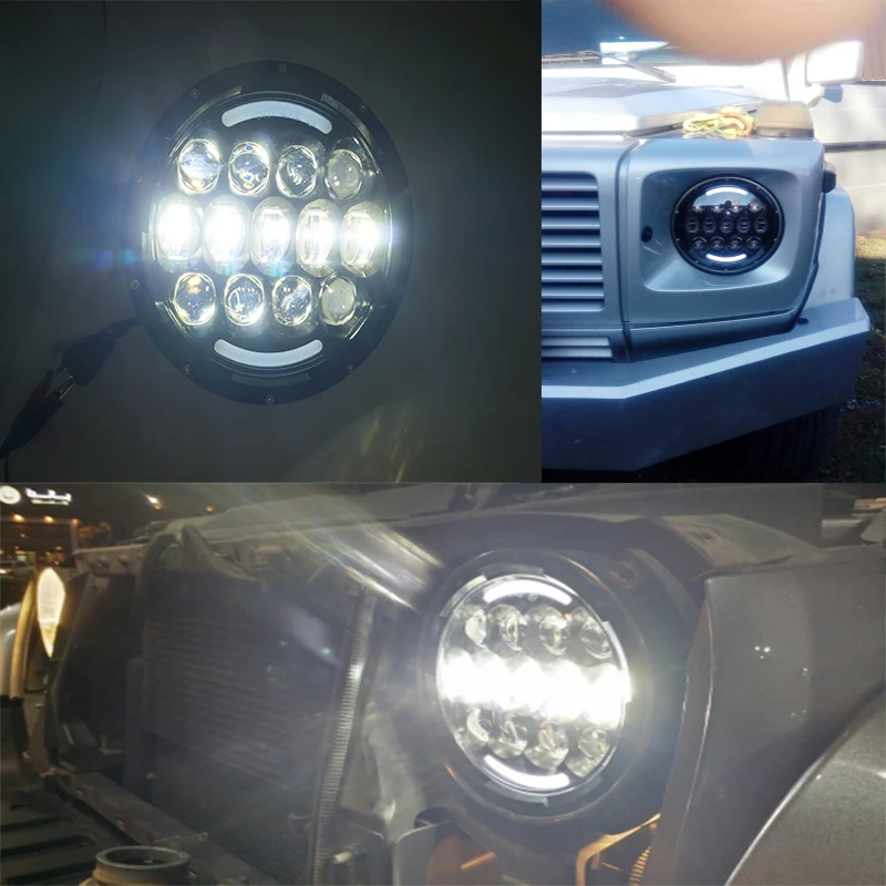 7 inch LED Headlights For Kenworth T2000 T-2000 1998-2010 Tractor Trailer Truck Lamps 7\
