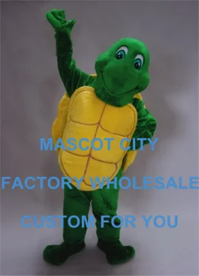 

Green Turtle Tortoise Mascot Costume Adult School Performance Party Carnival Theme Mascotte Outfit Fit Fancy Dress SW920