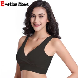 Soutien-gorge d'Allaitement sans Fil en Coton pour Femme Enceinte, Sous-vêtements de Nuit, Taille Unique