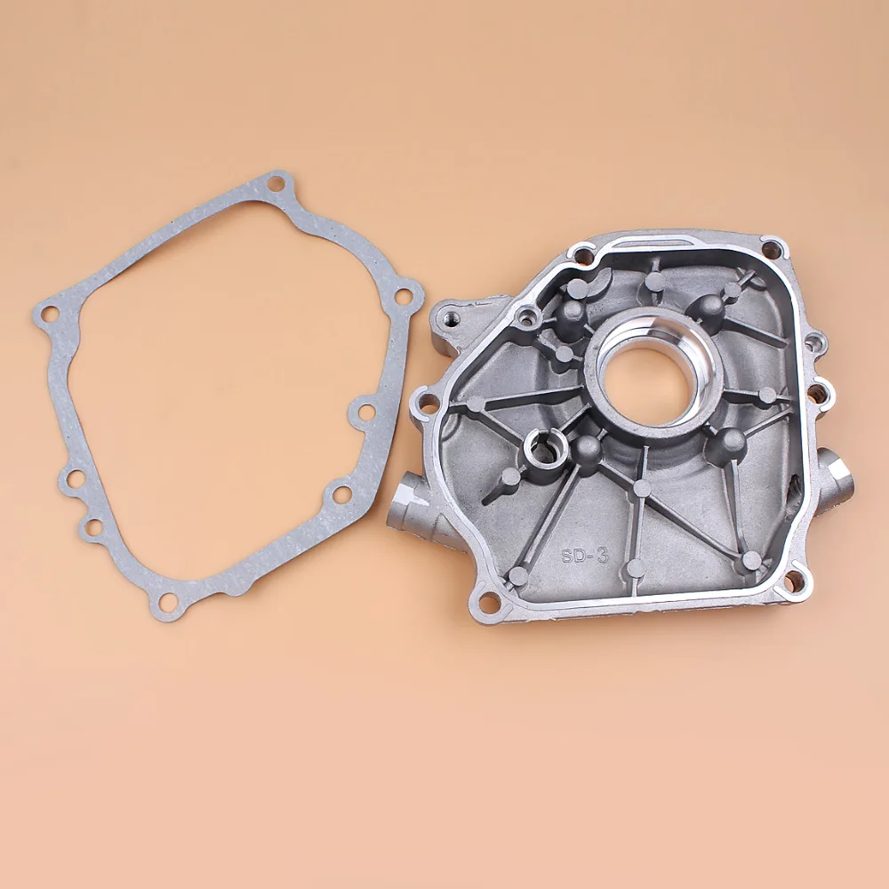 Engine Crankcase Crank Case Side Cover w/ Gasket For HONDA GX160 GX200 GX 160 200 Chinese 168F 4-Stroke Gas Motor Generator
