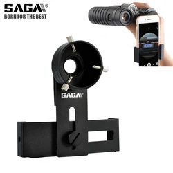 Universal Smartphone Fotografia Suporte Conector para Telescópio, Compatível com Binocular, Monocular, Spotting Scopes