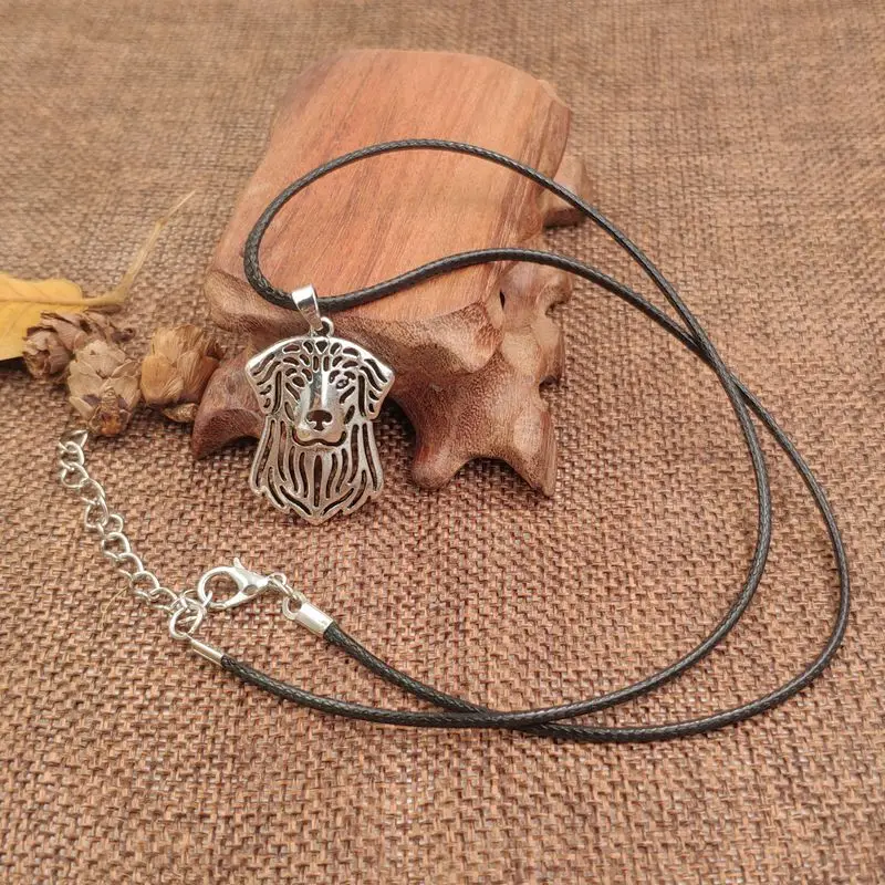 Dog Animal Pendant Rope Necklace Antique Husky Poodle Jewelry For Women Male Female Girls Ladies Punk Cute