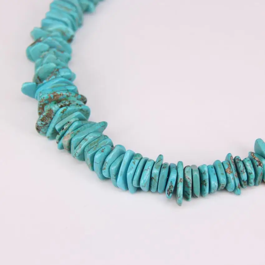 Approx 130pcs/strand,Freeform Spacer Heishi Light Blue Magnesite Beads Charm,Natural Howlite Slab Disc Beads