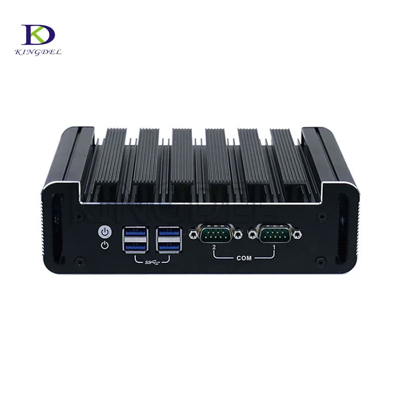 Spedizione gratuita DDR4 Mini PC supporto DP HDMI Dual dispaly 4k Mini PC Pfsense Computer con Intel 7Gen i7 7500U 2 * COM 2 * LAN win10