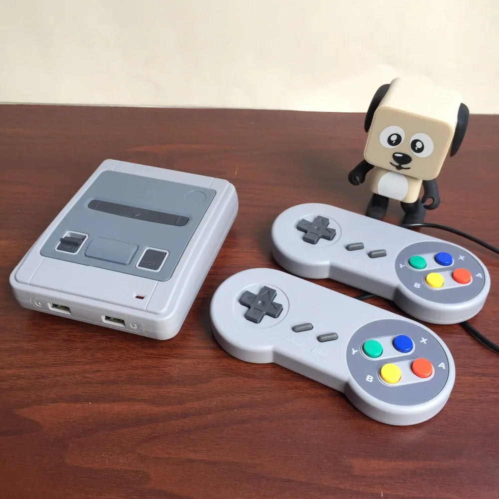 جديد ريترو كلاسيكي يده الأسرة التلفزيون لعبة فيديو وحدة التحكم لاعب 8bit ألعاب دعم AV خارج المدمج في 600 الألعاب الكلاسيكية ل SNES mini