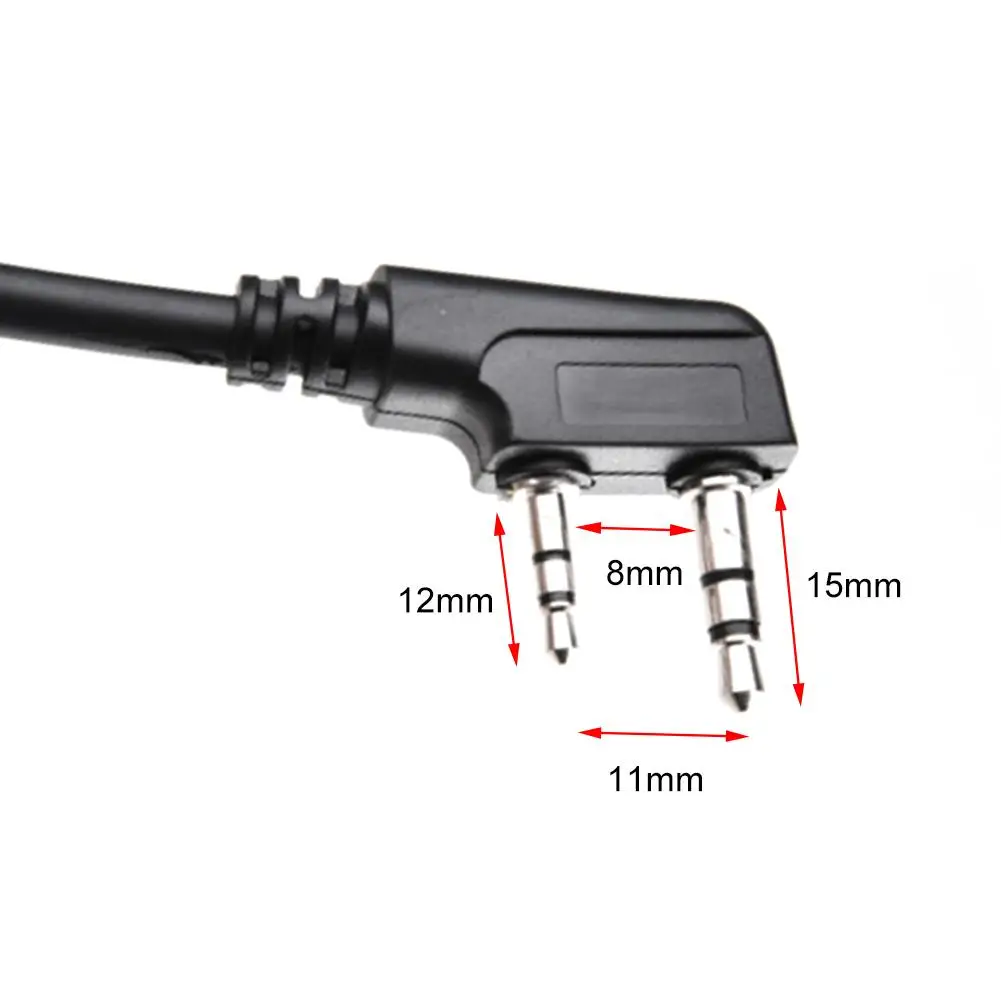 K Head Phone Handle Shoulder Microphone for Baofeng TYT Walkie Talkie Speaker Mic Shoulder Microphone Interphone PTT H250