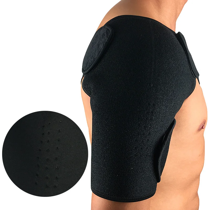 Protezioni per la spalla professionali regolabili compressione pallacanestro Badminton tracolla cinghie per cintura Brace Back