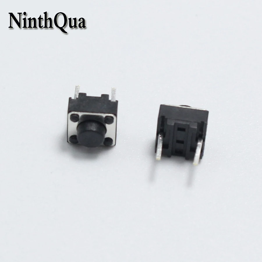 20pcs 6*6*5mm 2pin Tactile Tact Push Button Switch 6x6x5mm 2p Vertical Micro Switch