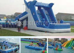 Hot Sell! Inflatable Water Slide High Quality Inflatable Water Games HZ-E028