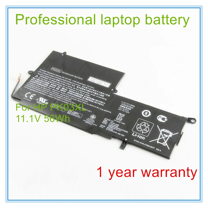 Original 11.1v 56wh Battery for Pro X360 Spectre 13 PK03XL HSTNN-DB6S 6789116-005