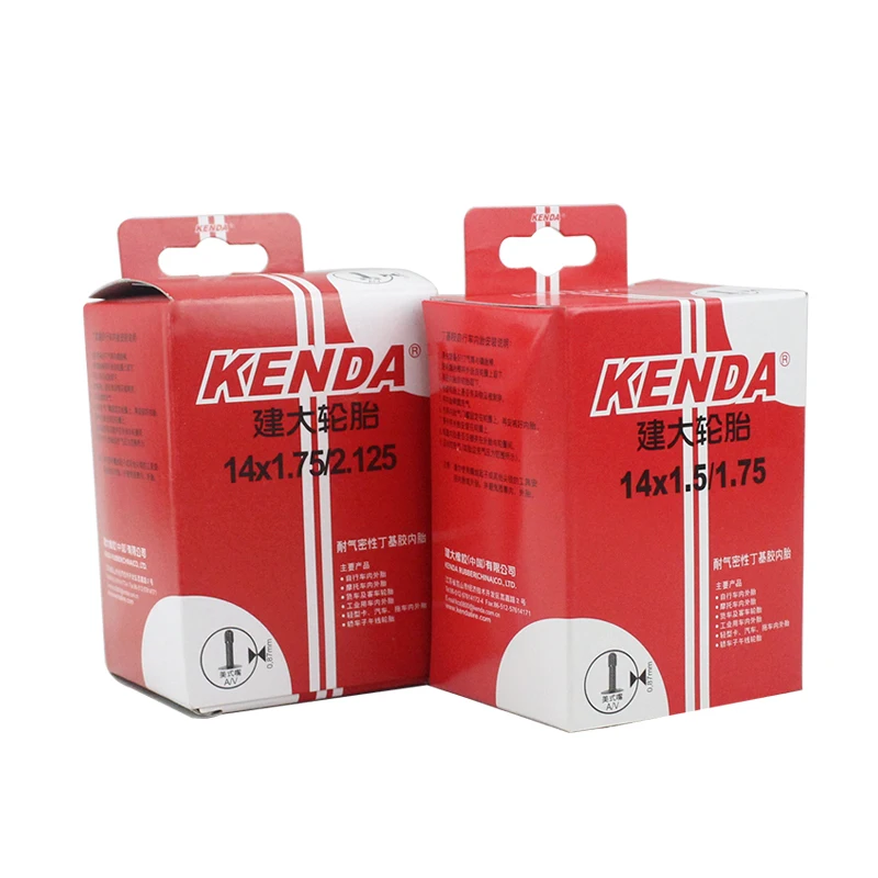 Kenda Bicycle Inner Tube 14 16 18 inch 1.5-1.75 1.75-2.125 AV FV BMX foldable Bike Tire Cycling rubber Tire Rubber Tube Parts
