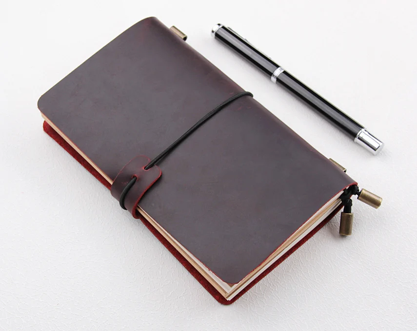 Handmade leather journals, Custom journals leather notebook cover, Refillable traveler\'s leather notebook, custom made world map