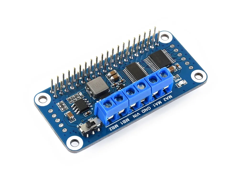 Imagem -02 - Driver de Motor Chapéu para Raspberry pi I2c Interface.