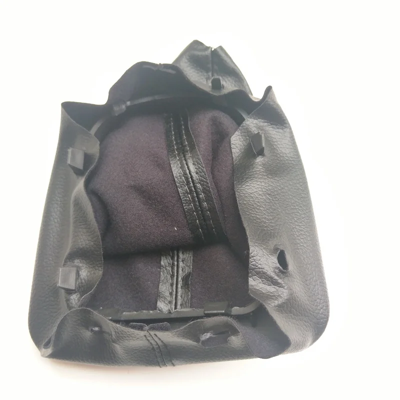 Gear Dustproof cover For Peugeot 307 206 207 308 408 for  Citroen C-triomphe C-quatre Shift Lever dust cover Blcak leather