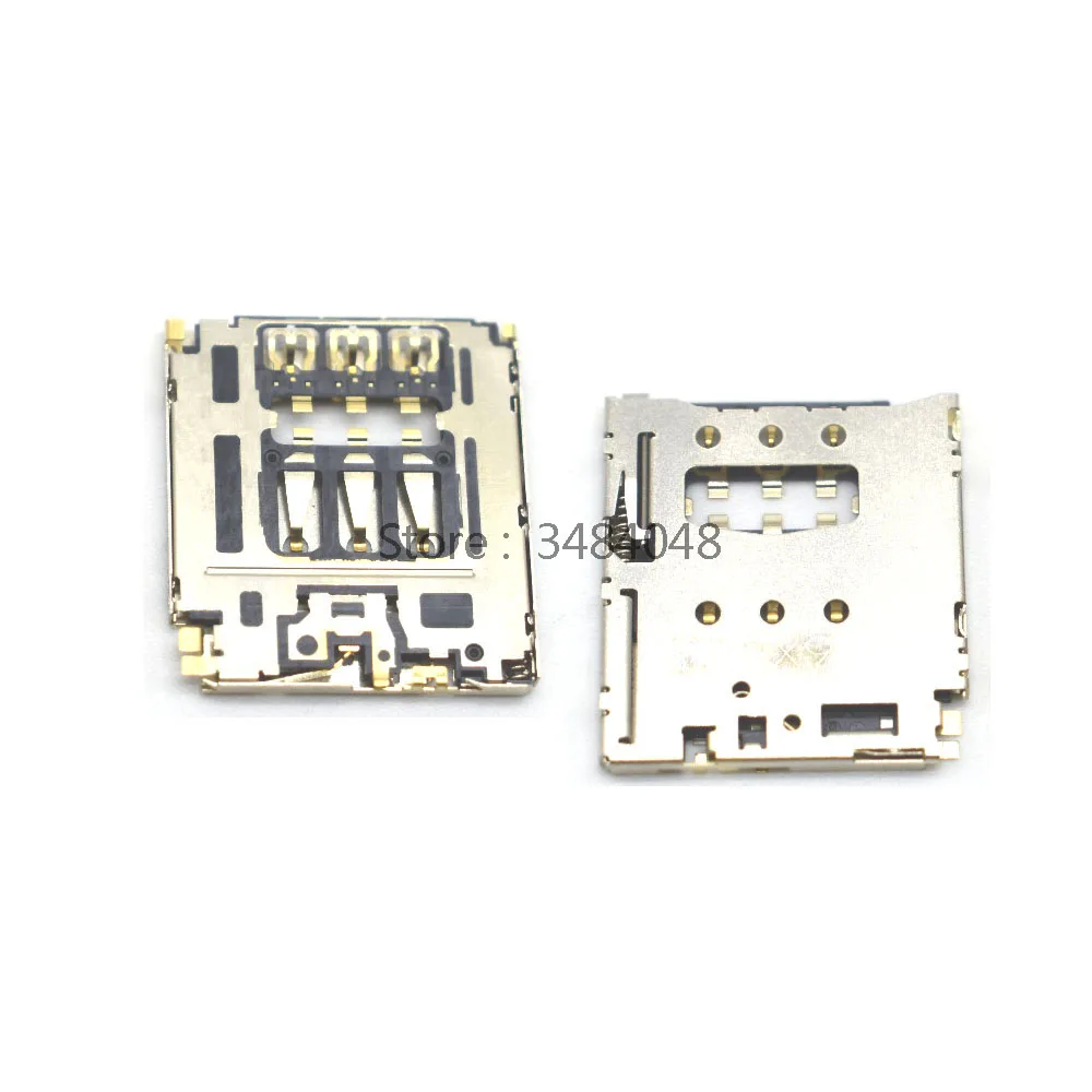 10 pcs/lot OEM For Sony T3 M50W SIM Card Slot Tray Reader Connector Holder Socket For Blackberry Q5 Z30