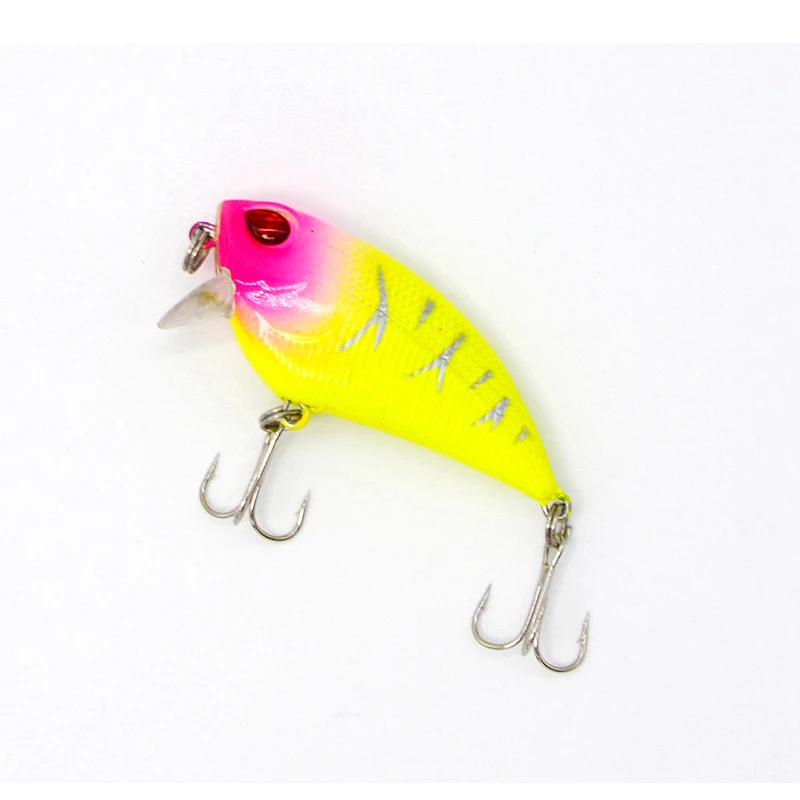 1pcs 5.5cm 6.4g Artificial Crankbait Hooks Lure Pesca Fishing lure Minnow Wobblers Tackle Bass Trout Bait  Iscas 3D eyes