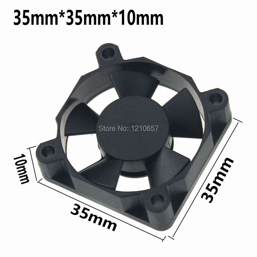 2 PCS lot Gdstime 35x35x10mm 3510S 35mm DC 24V 2Pin Brushless Cooling Fan