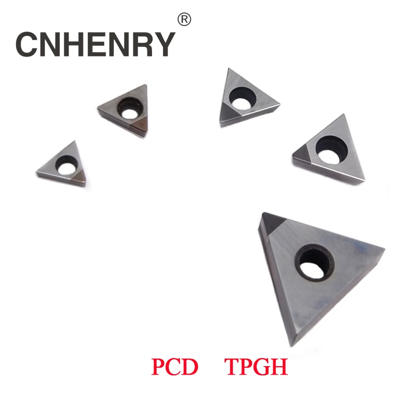 

2 PCS PCD Turning Inserts TPGH080202/04/08 090202/04/08 CNC PCD Diamond Inserts Carbide Milling Inserts CNC Inserts