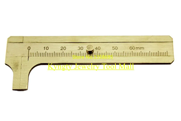 

Free Shipping Brass Gauge,Vernier copper Caliper 80mm,Brass Caliper Slide Caliper Rule Vernier Calipers,Jewelry Making Tool