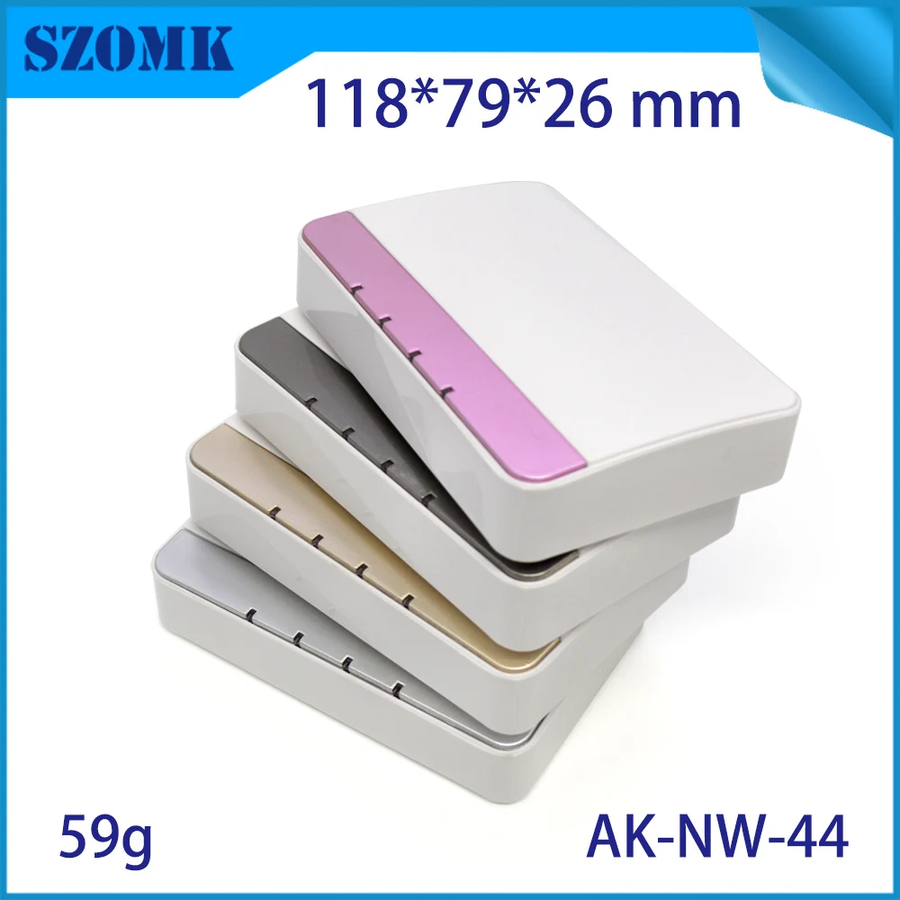 Abs Plastic Wifi Net Working Enclosures Wall Mouting Diy Housing Plastic Electrical Case 110*36 Mm Router Abs Case Design