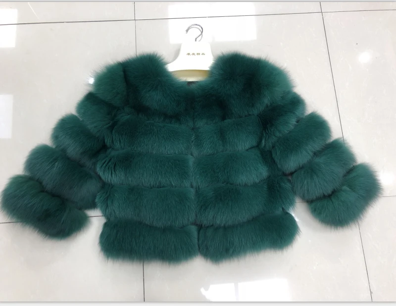 2018 bán hot bất tự nhiên fox fur coat thời trang bất fox lông thú áo khoác ngắn mùa đông con cáo lông thú áo khoác ngoài rea tự nhiên fox áo khoác lông thú