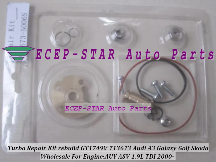 

Turbo Repair Kit rebuild kits GT1749V 713673-5006S 713673 038253019N For Audi A3 Galaxy Golf Skoda Octavia 00- AUY ASV 1.9L TDI