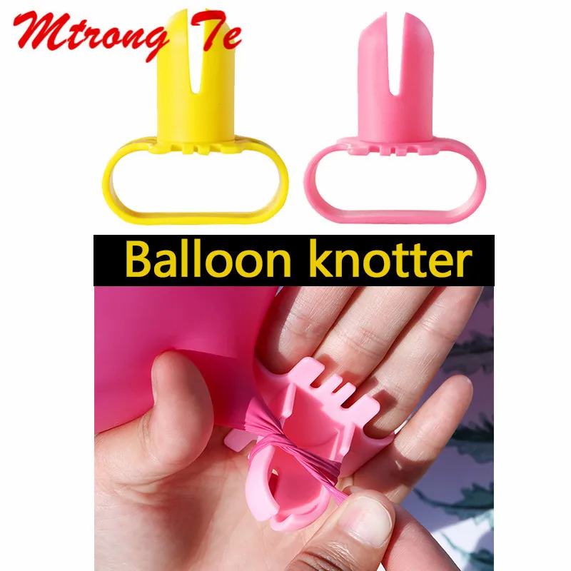 1pcs High Quality Balloon Knotter Latex Balloon Fastener Easily Knot Wedding Party Balloon Knotter Accessories Color Random