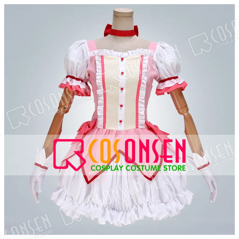 

Розовое платье для косплея Athemis Puella Magi Madoka Kaname, костюм любого размера для косплея ONSEN