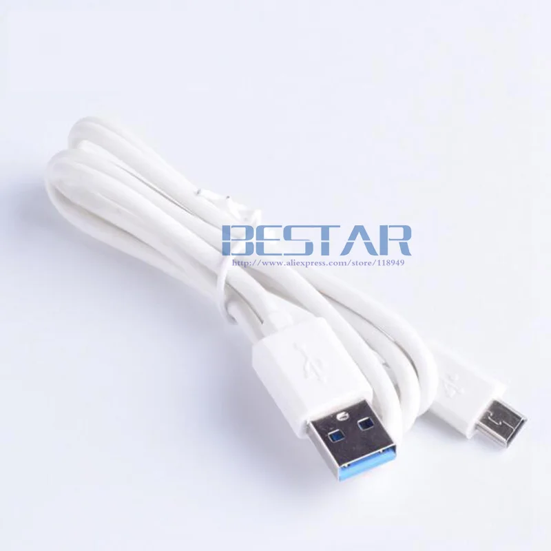 wholesale White & Black 100cm 1M 3FT Mini USB 5P 5pin male To USB 2.0 A male charging charge data 4pin Cable for navigator V3