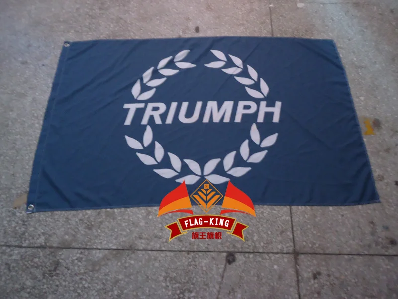 Triumph Motorcycles car  flag ,90X150 CM size,Digital printing,polyester  Triumph Motorcycles  banner