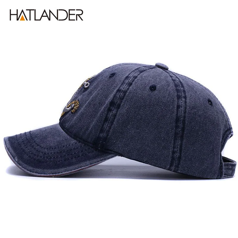 [HATLANDER] Marke gewaschen weichen baumwolle baseball cap hut für frauen männer vintage papa hut 3d stickerei casual outdoor sport kappe