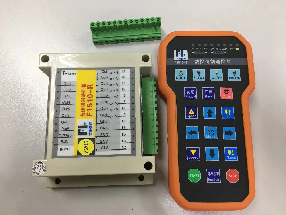 Mando a distancia para sistema de control de plasma/llama cnc