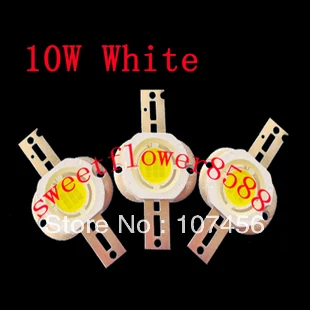 10pcs/lot 10W 1000LM Warm White Led Lamp 10~12V F Led Light New Free shipping