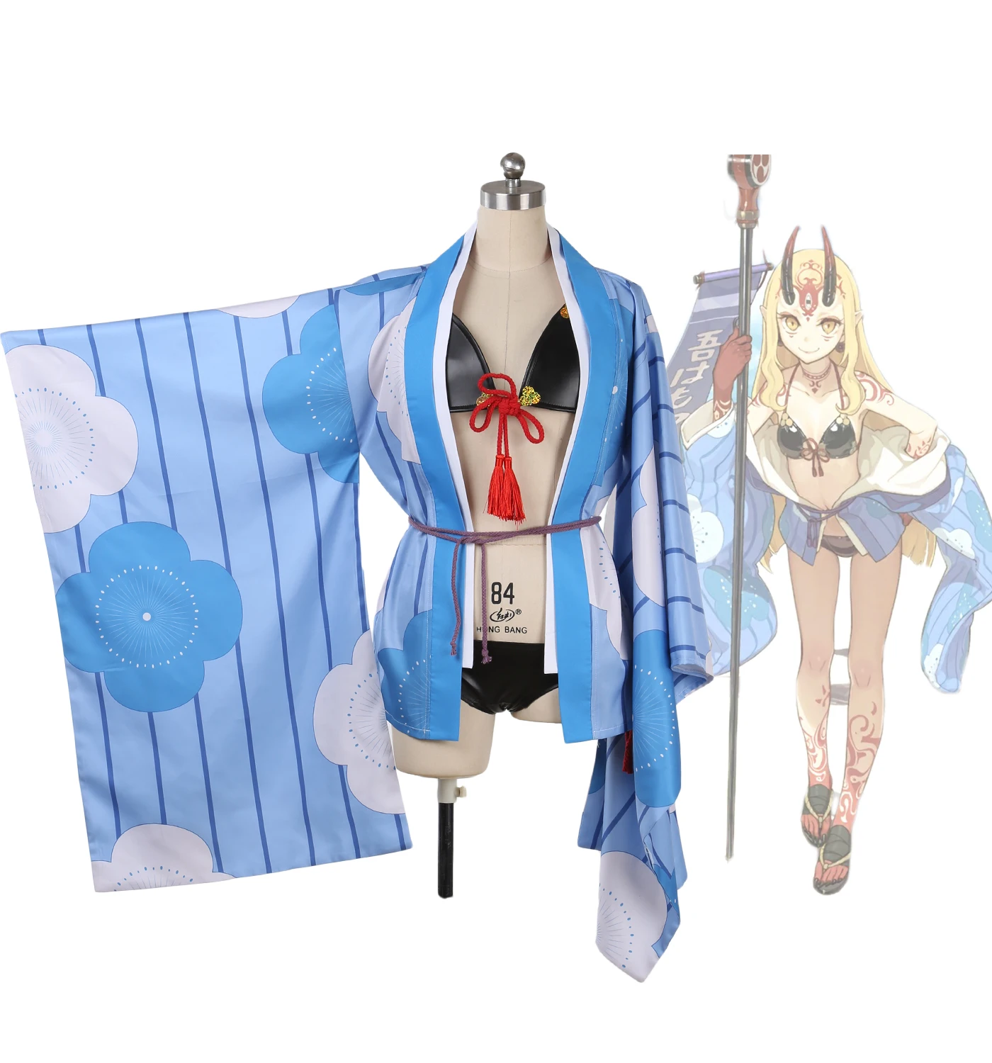 

FGO Ibaraki Doji Swimsuit Cosplay Fate Grand Order Ibaraki Doji Cosplay Costume Carnival Halloween Cosplay Custom Made