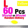 60Pcs  Yellow  L