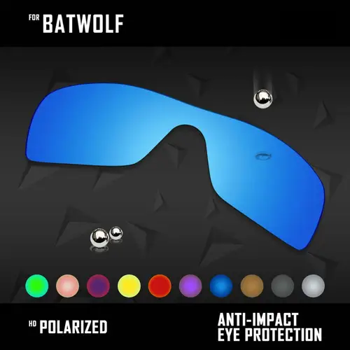 Reemplazos de lentes OOWLIT para gafas de sol Oakley Batwolf OO9101 polarizadas - multicolores