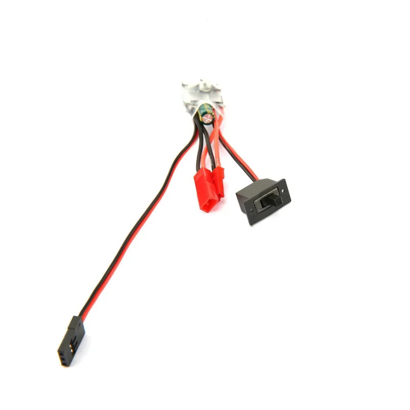 RC Car Brake 10A Brushed ESC Two Way Motor Speed Controller For 1/16 1/18 1/24 Car Boat Tank