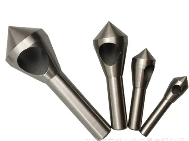 HSS steel 4241 Oblique chamfer Inverted taper hole saw Screw sinker Internal chip removal tool 4pcs one set NO.B1103