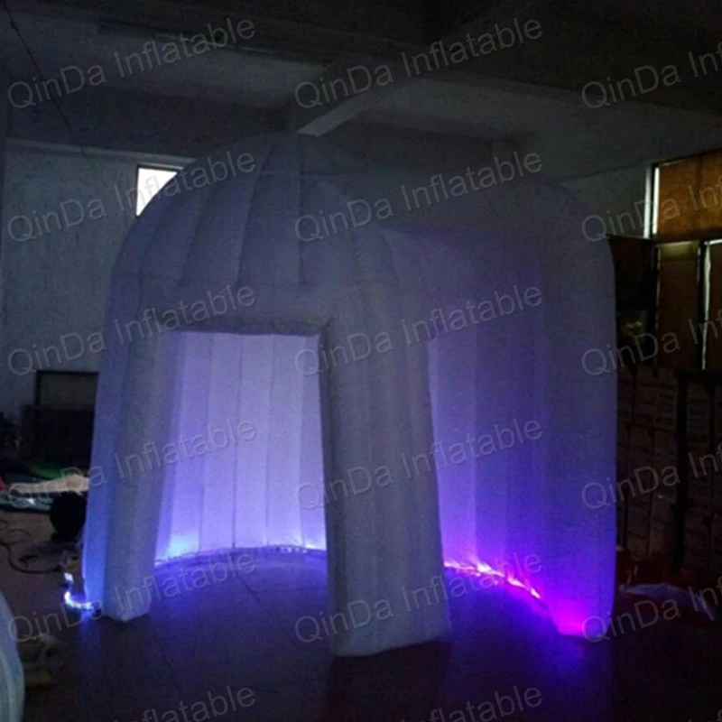 outdoor inflatable cube trade show tent photo booth inflate show room