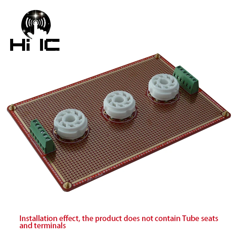 ユニバーサル中央チューブアンプPCB,8ピン/9ピン,ヘッドフォンバルブ,両面PCB