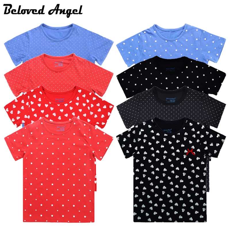 

Beloved Angel 2018 Boys T Shirt Kids Brand Design Girls T-shirts Fashion Baby Short Sleeve O-neck Top Children's Clothing