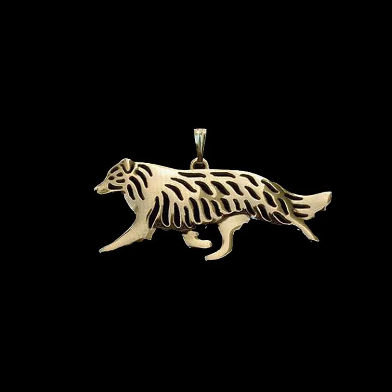 Fashion Alloy Dog Shaped Pendants Women\'s Border Collie Dog Pendants